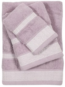 Πετσέτες Best 0652 (Σετ 3τμχ) Lila Das Home Σετ Πετσέτες 70x140cm 100% Βαμβάκι