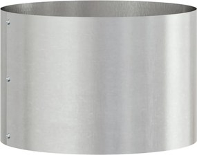 vidaXL Δακτύλιος γλάστρας 5 pcs Ασημί 30 x 30 x 20 cm