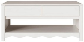 vidaXL Τραπεζάκι σαλονιού with Drawer Drammen Λευκό 99 x 55 x 45 εκ.