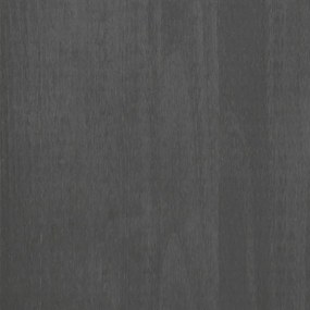 vidaXL Ντουλάπι HAMAR Σκ. Γκρι 85 x 35 x 80 εκ. από Μασίφ Ξύλο Πεύκου