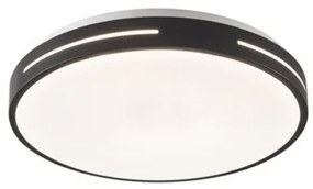 Πλαφονιέρα Φωτιστικό Οροφής LED 30W 3000K Φ38 Alexia Viokef-4287701-Μαύρο 4287701