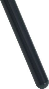 vidaXL Τραπέζι Βεράντας Στρογγυλό Ανθρακί Ø80x72,5 εκ. Ατσάλι