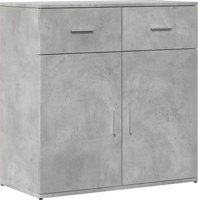 vidaXL Ντουλάπι Γκρι Σκυροδέματος 79x38x80 εκ. Επεξεργασμένο Ξύλο