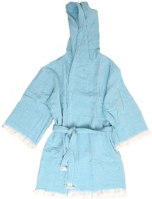 Μπουρνούζι Μουσελίνα Medium/Large Adelina 1 Blue