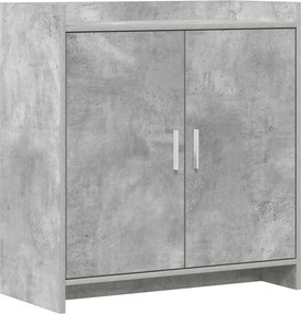 vidaXL Πλαϊνό γραφείο Γκρι Σκυροδέματος 72 x 36 x 80 εκ.