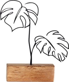 Διακοσμητικό Χώρου Μαύρο M 17x30x3,5