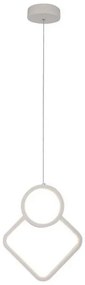Κρεμαστό Φωτιστικό Οροφής LED 12W 230V 1300lm IP20 Φυσικό Λευκό Άσπρο 15338 VTAC 15338 Λευκό