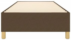 Πλαίσιο Κρεβατιού Boxspring Σκούρο Καφέ 80x200 εκ. Υφασμάτινο - Καφέ