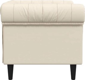 vidaXL Πολυθρόνα Chesterfield Λινό