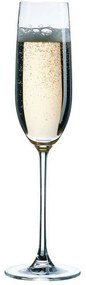 Ποτήρι Σαμπάνιας Nude Vintage (Σετ 6Τμχ) NU66112-6 Φ5x24,2cm 220ml Clear Espiel Crystal