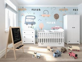 Συρταριέρα  με  Αλλαξιέρα  Classic White  83x48x87cm  BC20023  BabyCute