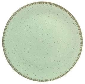 Πιάτο Πορσελάνης Ρηχό Pistachio 23εκ. Ν. 1875 - DOT - 6 ΤΜΧ