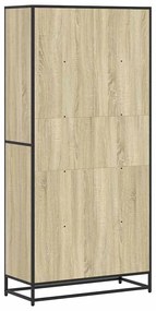 Βιβλιοθήκη Sonoma Oak 80,5x35x170,5 cm Ξύλινη κατασκευή - Καφέ