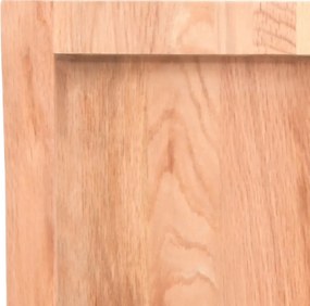 vidaXL Επιφ Τραπεζιού Αν Καφέ 140x50x(2-4)εκ. Επεξ. Μασίφ Ξύλο Δρυός