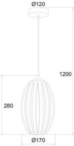 Κρεμαστό φωτιστικό οροφής Homo