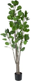 Τεχνητό Δέντρο Πολυσκιά 20375 180cm Beige-Green Globostar Πολυαιθυλένιο,Ύφασμα