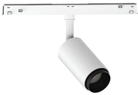 Σποτ Led Eiva VK/04605/TR/DA/ZM/W-B/W Για Μαγνητική Ράγα Λεπτή 48V Dali 3000K 1524lm 15W ø45x9cm IP20 White-Black VKLed