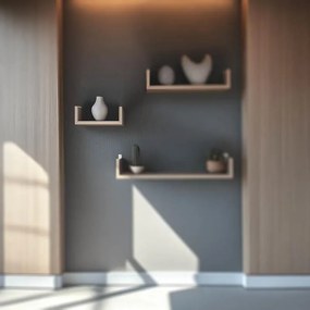 Ραφιέρα τοίχου Derva σε oak απόχρωση 30x15x10 εκ. 30x15x10 εκ.