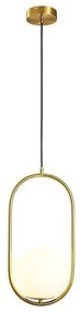 Κρεμαστό Φωτιστικό ARTE ILLUMINA 60W Ε27 Iron Gold 144-28502 Eurolamp-144-28502-Χρυσό 144-28502