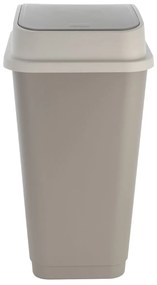 Estia 01-21986 Fliptop Κάδος Απορριμάτων Πλαστικός 50lt, Γκρι