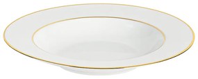 Πιάτο Πορσελάνης Βαθύ Golden Rim 23εκ. Ν. 2102 - DOT - 6 ΤΜΧ