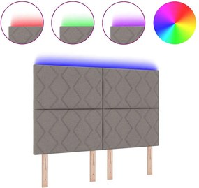 vidaXL Κεφαλάρι Taupe 160 cm ύφασμα