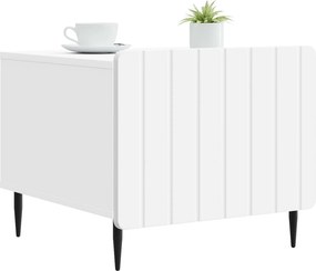 vidaXL Τραπεζάκι σαλονιού Λευκό 49 x 50 x 42 εκ. Επεξεργασμένο Ξύλο
