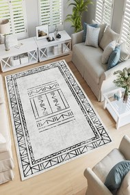 Χαλί W1051 213HFT1465 Light Grey-Black Conceptum Hypnose 80X120cm