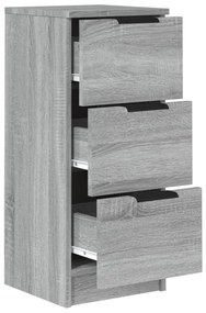 vidaXL Ντουλάπια 2 τεμ. Γκρι Sonoma 30x30x70 εκ. Επεξεργασμένο Ξύλο