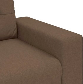 vidaXL Καναπές Διθέσιος Καφέ 180 x 77 x 82 εκ. Ύφασμα