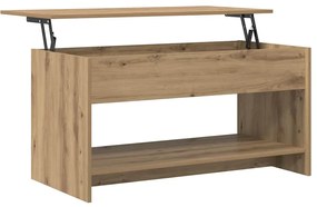 vidaXL Τραπεζάκι σαλονιού artisan δρυς 80 x 50.5 x 41.5 εκ