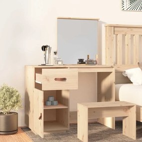 vidaXL Μπουντουάρ 95x50x134 εκ. Μασίφ Ξύλο Πεύκου