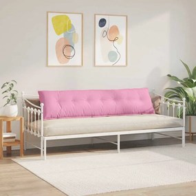 vidaXL Μαξιλάρι Πλάτης Ροζ 200 x 19 x 50 εκ ύφασμα