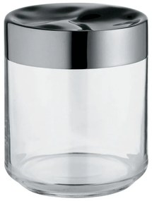 Βάζο Αποθήκευσης Julieta LC09 1Lt 15,8cm Clear-Inox Alessi Ατσάλι,Γυαλί