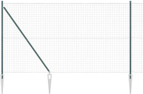 vidaXL Συρματόπλεγμα με ακίδες 10 x 1,6 μ. (Π x Υ)