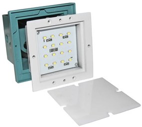 Φωτιστικό Σώμα Ορθογώνιο Χωνευτό LED 1W Λευκό 3-96320 Lumen-3-96320-Λευκό 3-96320