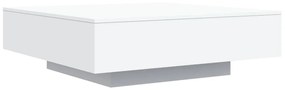 vidaXL Τραπεζάκι Σαλονιού με Φώτα LED Λευκό 100x100x31 εκ.