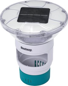 Bestway Επιπλέοντος Ηλιακού Φωτισμού Λευκό Ø 7,6 εκ PC και ABS