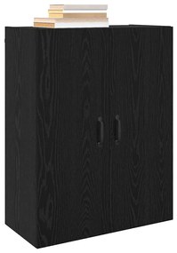 vidaXL Ντουλάπια Τοίχου 2 pcs Μαύρη δρυς 69.5 x 34 x 90 εκ.