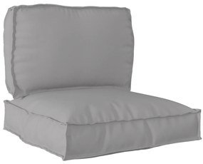 vidaXL Σετ Μαξιλαριών Πάγου 2 pcs Γκρι 70 x 70 x 12 cm Ύφασμα Oxford