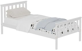 Κρεβάτι Παιδικό Gimly (Για Στρώμα 190x90cm) HM675.03 98x198x82cm White Single