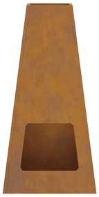 vidaXL Φωτιά 50x35x100 εκ. Ανθεκτικό Χάλυβα