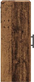 vidaXL Επιτοίχιο ντουλάπι Παλιό Ξύλο 34,5 x 34 x 90 εκ.