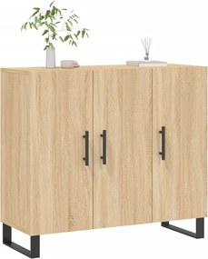 vidaXL Ντουλάπι Sonoma δρυς 90x34x80 εκ. Επεξεργασμένο Ξύλο