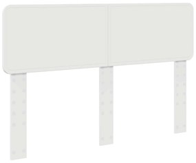 vidaXL Κρεβάτι Αποθήκης Λευκό 140 x 190 cm Επεξεργασμένο ξύλο