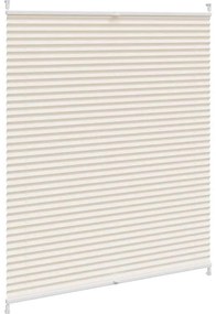 Πλισέ ρόλερ σκίασης 110x150cm Κρεμ