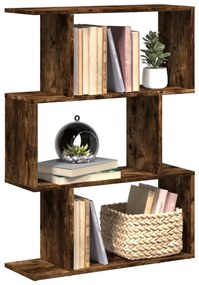 Βιβλιοθήκη/Διαχωριστικό Χώρου 3 Επ. Δρυς 70x24x97 εκ. Επ. Ξύλο