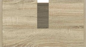 vidaXL Ντουλάπι Μπάνιου Sonoma Δρυς 58 x 33 x 60 εκ. από Επεξεργ. Ξύλο
