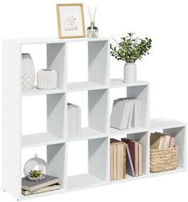 vidaXL Βιβλιοθήκη/Διαχωριστικό Χώρου 3 Επ. 137,5x29x103,5εκ. Επ. Ξύλο