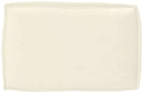 vidaXL Μαξιλάρι παλέτας για πλάτη Κρεμ 60 x 40 x 12 cm Ύφασμα Oxford